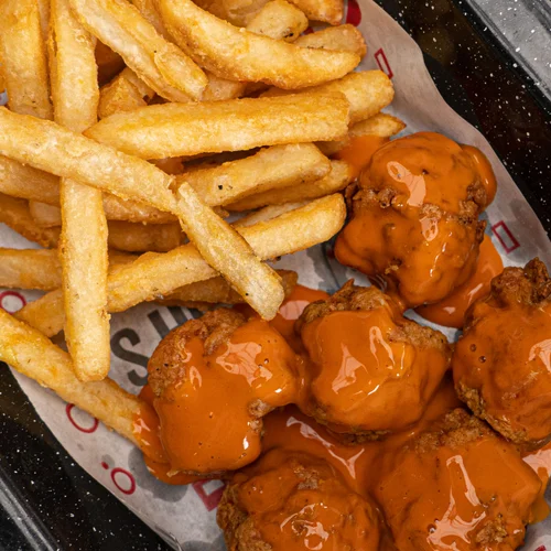 Boneless 6 pzas y papas