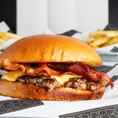 Combo Plain bacon cheese burger