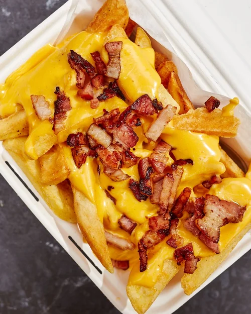 Papas Cheddar y Bacon