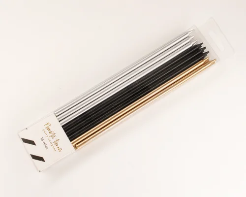 Velita Metalica Colores /16pz