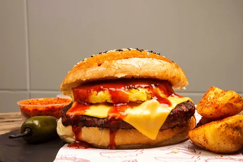Hamburguesa Hawaii Grill