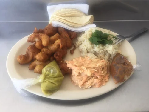 Combo Individual Camarones empanizados