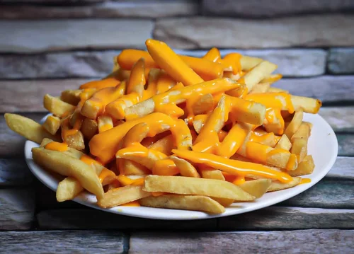 Papas fritas + cheddar