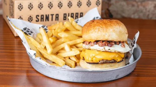 HAMBURGUESA SANTA BURGER