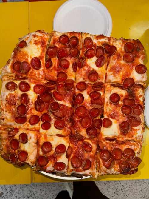 Spicy Pepperoni Sicilian Pizza