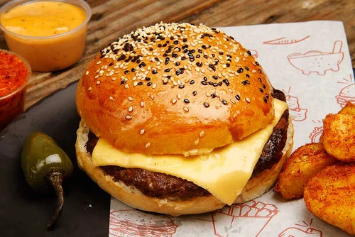 Hamburguesa con queso