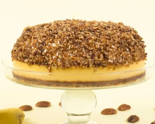 Pay de Platano con Cajeta Mediano