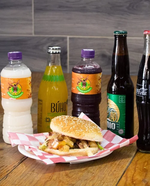 Doble carne con queso amarillo